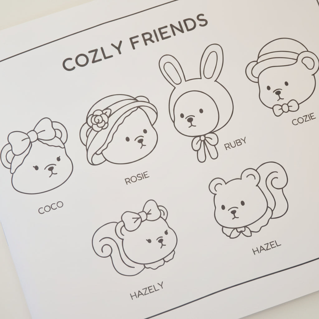 COLORING BOOK • THE SECRET LIFE OF COZLY BEARS