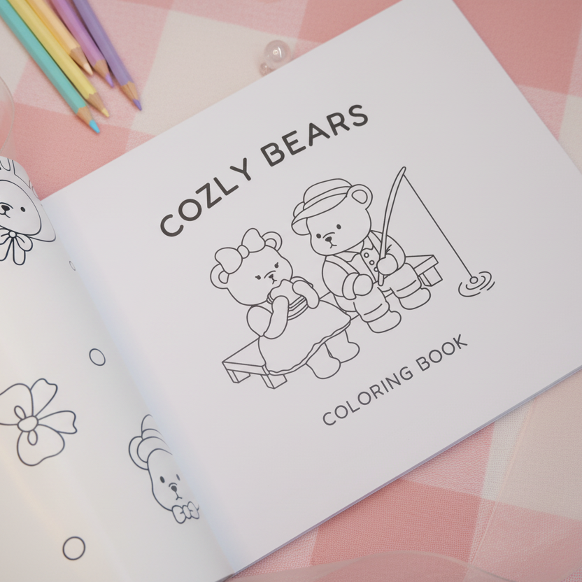 (COMING SOON) COLORING BOOK • THE SECRET LIFE OF COZLY BEARS
