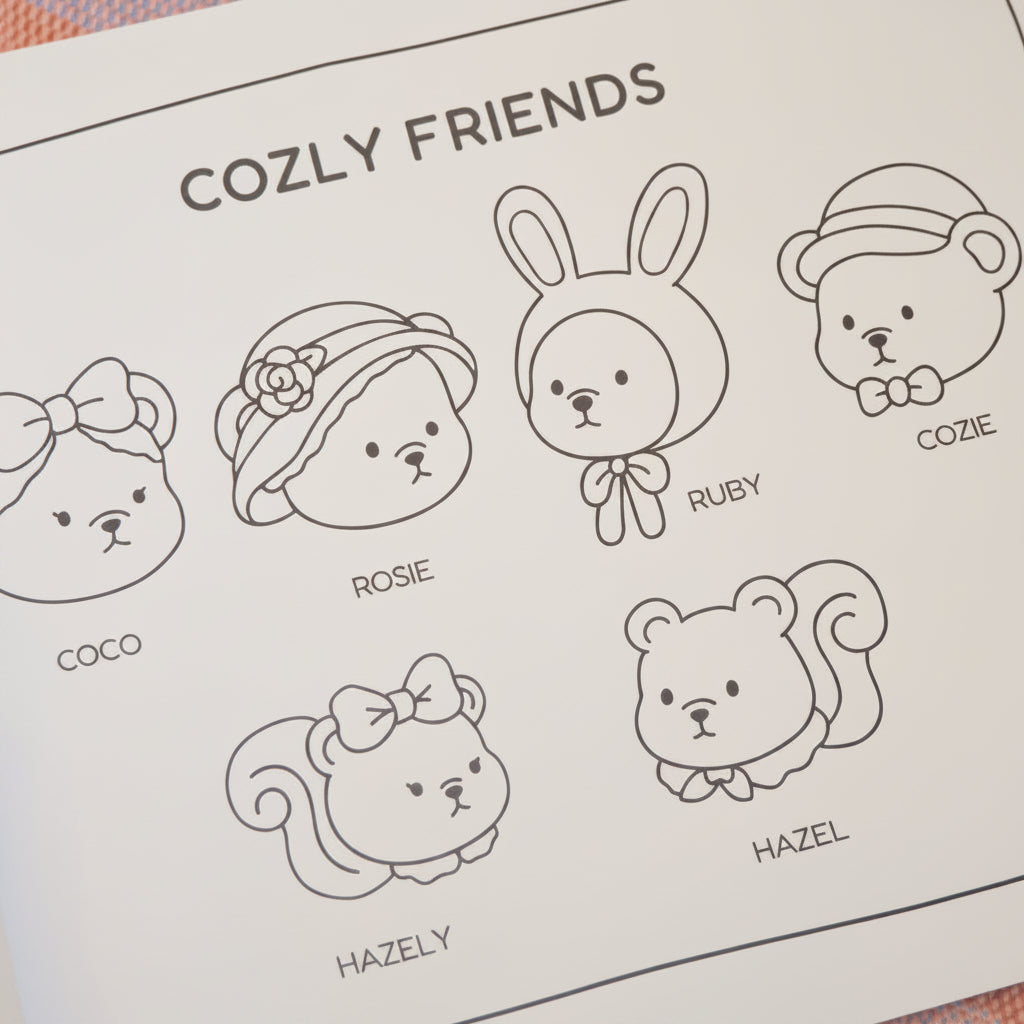 (COMING SOON) COLORING BOOK • THE SECRET LIFE OF COZLY BEARS