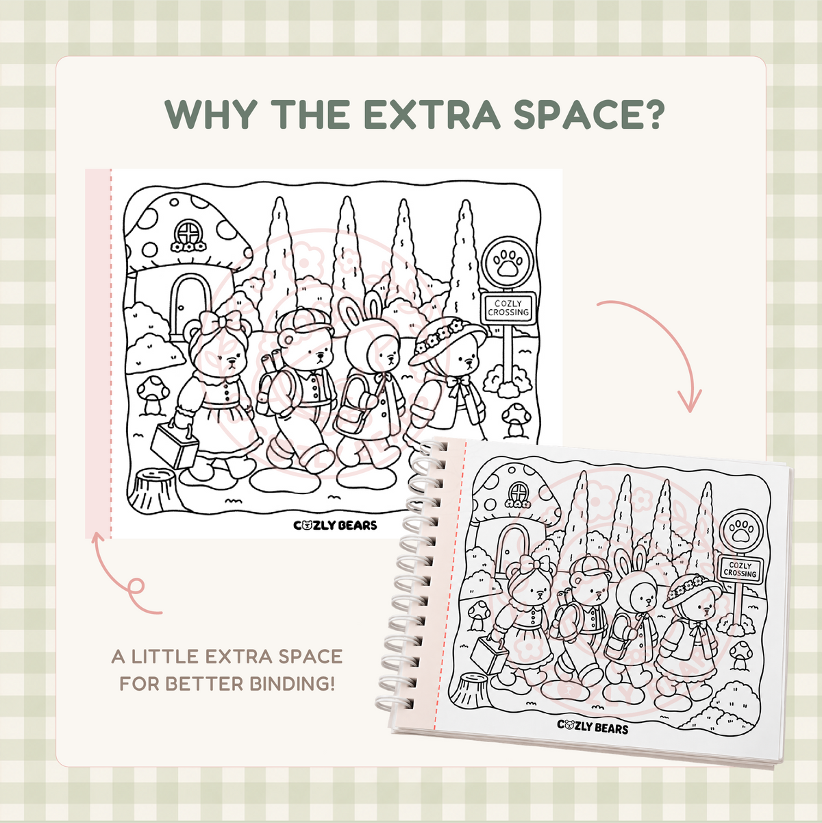 (NEW) DIGITAL COLORING BOOK • THE SECRET LIFE OF COZLY BEARS • More Cozy Adventures